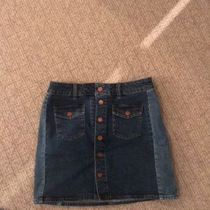 Madewell Jean skirt
